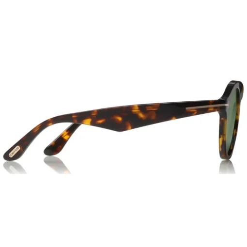 Tom Ford Eyewear Sunglasses & Eyewear-Tom Ford - Christopher Sunglasses - Round Acetate Sunglasses - Dark Havana - FT0633 - Sunglasses - - Avvenice