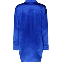 Tom Ford Shirts-- Cobalt Blue Long Sleeve Shirt - Exclusive Luxury Collection - Avvenice