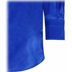 Tom Ford Shirts-- Cobalt Blue Long Sleeve Shirt - Exclusive Luxury Collection - Avvenice
