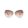 Tom Ford Eyewear Sunglasses & Eyewear-Tom Ford - Colette Butterfly Sunglasses - Butterfly Metal Sunglasses - Rose Gold - FT0250 - Sunglasses - - Avvenice