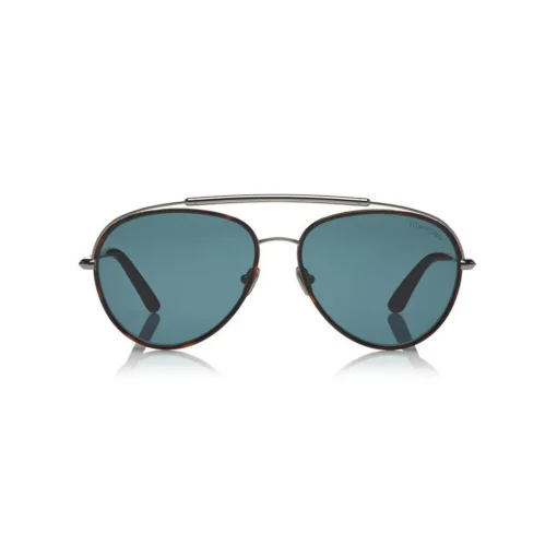 Tom Ford Eyewear Sunglasses & Eyewear-Tom Ford - Curtis Sunglasses - Pilot Shape Sunglasses - Red Havana - FT0748 - Sunglasses - - Avvenice