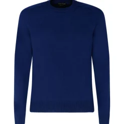 Tom Ford Knitwears-- Dark Blue Cashmere Crewneck Jumper - Exclusive Luxury Collection - Avvenice