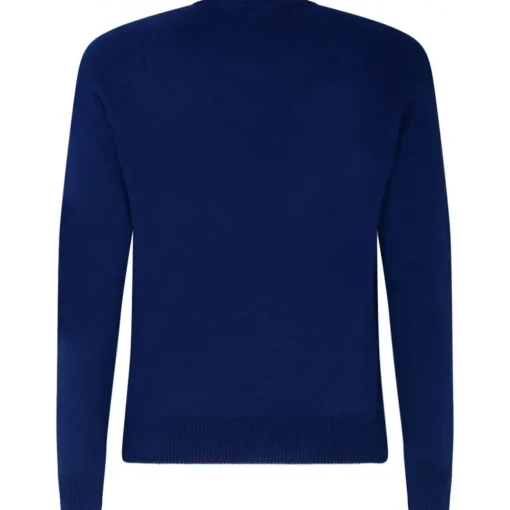 Tom Ford Knitwears-- Dark Blue Cashmere Crewneck Jumper - Exclusive Luxury Collection - Avvenice