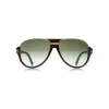 Tom Ford Eyewear Sunglasses & Eyewear-Tom Ford - Dimitry Sunglasses - Vintage Aviator Sunglasses - Dark Havana - FT0334 - Sunglasses - - Avvenice