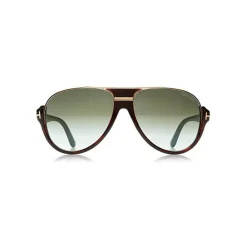 Tom Ford Eyewear Sunglasses & Eyewear-Tom Ford - Dimitry Sunglasses - Vintage Aviator Sunglasses - Dark Havana - FT0334 - Sunglasses - - Avvenice
