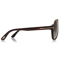 Tom Ford Eyewear Sunglasses & Eyewear-Tom Ford - Dimitry Sunglasses - Vintage Aviator Sunglasses - Dark Havana - FT0334 - Sunglasses - - Avvenice
