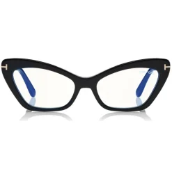 Tom Ford Eyewear Sunglasses & Eyewear-Tom Ford - Double Clip On Optical Glasses - Butterfly Optical Glasses - Black - FT5643-B - Optical Glasses - - Avvenice