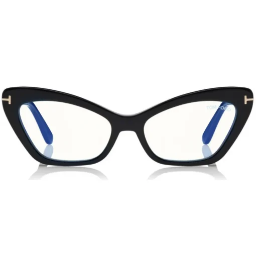 Tom Ford Eyewear Sunglasses & Eyewear-Tom Ford - Double Clip On Optical Glasses - Butterfly Optical Glasses - Black - FT5643-B - Optical Glasses - - Avvenice