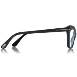 Tom Ford Eyewear Sunglasses & Eyewear-Tom Ford - Double Clip On Optical Glasses - Butterfly Optical Glasses - Black - FT5643-B - Optical Glasses - - Avvenice