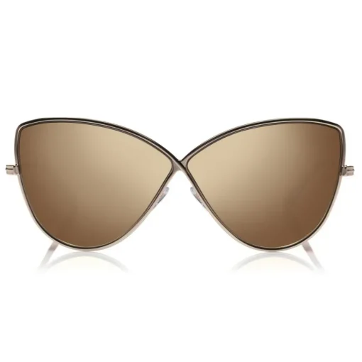 Tom Ford Eyewear Sunglasses & Eyewear-Tom Ford - Elise Sunglasses - Butterfly Acetate Sunglasses - FT0569 - Bronze - - Avvenice