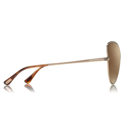Tom Ford Eyewear Sunglasses & Eyewear-Tom Ford - Elise Sunglasses - Butterfly Acetate Sunglasses - FT0569 - Bronze - - Avvenice