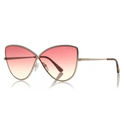 Tom Ford Eyewear Sunglasses & Eyewear-Tom Ford - Elise Sunglasses - Butterfly Acetate Sunglasses - FT0569 - Pink - - Avvenice