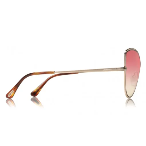Tom Ford Eyewear Sunglasses & Eyewear-Tom Ford - Elise Sunglasses - Butterfly Acetate Sunglasses - FT0569 - Pink - - Avvenice