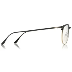 Tom Ford Eyewear Sunglasses & Eyewear-Tom Ford - Half-Rim Optical Glasses - Half-Rim Optical Glasses - Black Gold - FT5549-B – Optical Glasses - - Avvenice