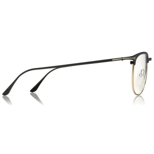 Tom Ford Eyewear Sunglasses & Eyewear-Tom Ford - Half-Rim Optical Glasses - Half-Rim Optical Glasses - Black Gold - FT5549-B – Optical Glasses - - Avvenice