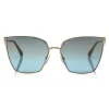 Tom Ford Eyewear Sunglasses & Eyewear-Tom Ford - Helena Sunglasses - Square Acetate Sunglasses - FT0653 - Light Blue - - Avvenice