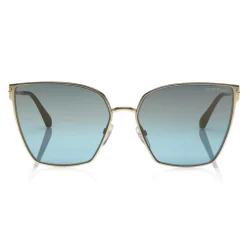 Tom Ford Eyewear Sunglasses & Eyewear-Tom Ford - Helena Sunglasses - Square Acetate Sunglasses - FT0653 - Light Blue - - Avvenice