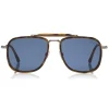 Tom Ford Eyewear Sunglasses & Eyewear-Tom Ford - Huck Sunglasses - Navigator Style Sunglasses - Blonde Havana - FT0665 - Sunglasses - - Avvenice