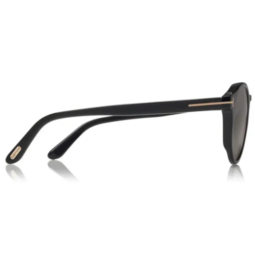 Tom Ford Eyewear Sunglasses & Eyewear-Tom Ford - Ian Sunglasses - Round Acetate Sunglasses - Black - FT0591 - Sunglasses - - Avvenice