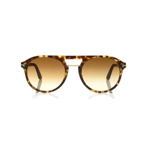Tom Ford Eyewear Sunglasses & Eyewear-Tom Ford - Ivan Sunglasses - Round Acetate Sunglasses - Havana - FT0675 - Sunglasses - - Avvenice