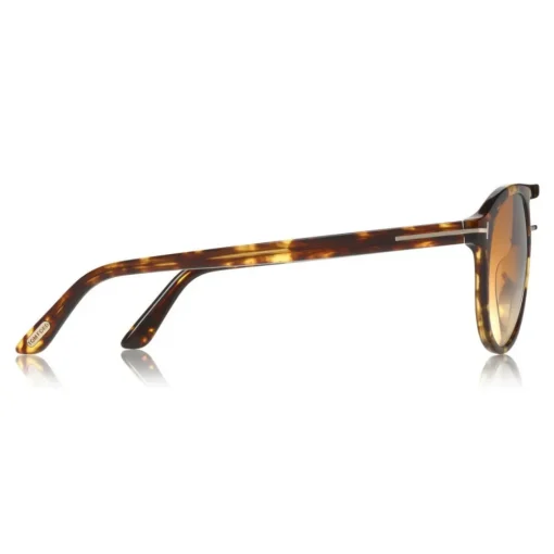 Tom Ford Eyewear Sunglasses & Eyewear-Tom Ford - Ivan Sunglasses - Round Acetate Sunglasses - Havana - FT0675 - Sunglasses - - Avvenice