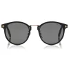 Tom Ford Eyewear Sunglasses & Eyewear-Tom Ford - Jamieson Sunglasses - Round Acetate Sunglasses - Black - FT0673 - Sunglasses - - Avvenice