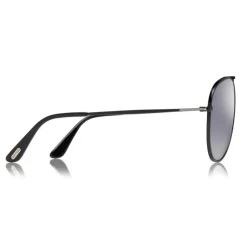 Tom Ford Eyewear Sunglasses & Eyewear-Tom Ford - Jason Sunglasses - Pilot Style Sunglasses - Black - FT0621 - Sunglasses - - Avvenice
