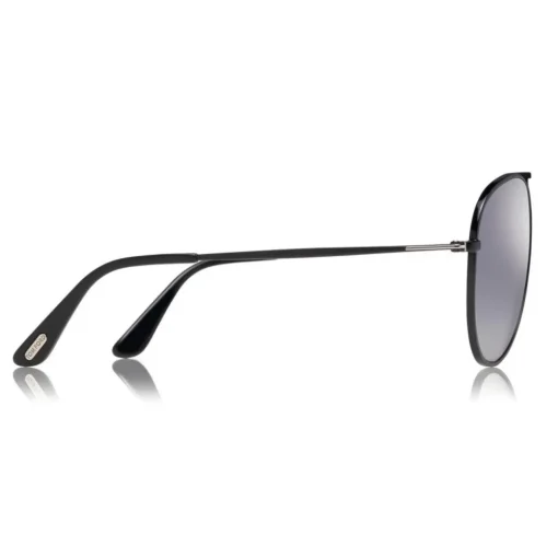 Tom Ford Eyewear Sunglasses & Eyewear-Tom Ford - Jason Sunglasses - Pilot Style Sunglasses - Black - FT0621 - Sunglasses - - Avvenice