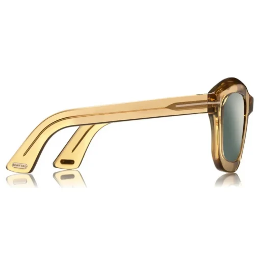 Tom Ford Eyewear Sunglasses & Eyewear-Tom Ford - Julia Sunglasses - Square Acetate Sunglasses - Green - FT0582 - Sunglasses - - Avvenice
