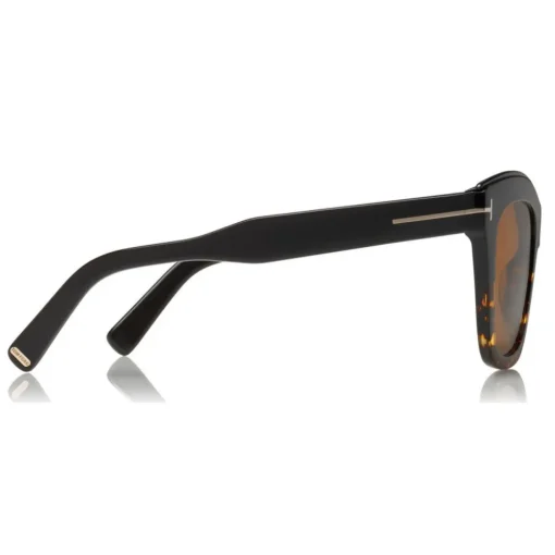 Tom Ford Eyewear Sunglasses & Eyewear-Tom Ford - Julie Sunglasses - Square Acetate Sunglasses - Black Havana - FT0685 - Sunglasses - - Avvenice