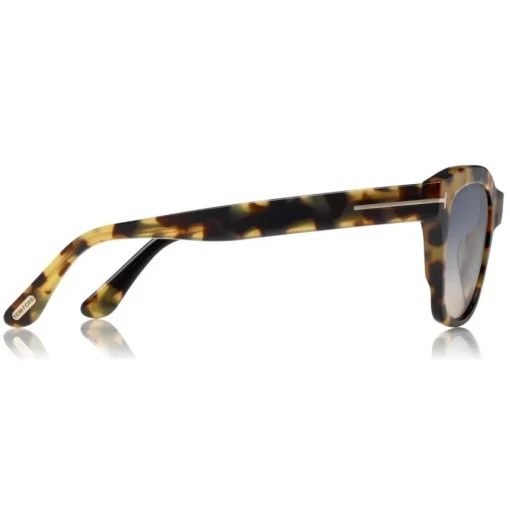 Tom Ford Eyewear Sunglasses & Eyewear-Tom Ford - Lauren Sunglasses - Squared Acetate Sunglasses - Pink Havana - FT0614 - Sunglasses - - Avvenice