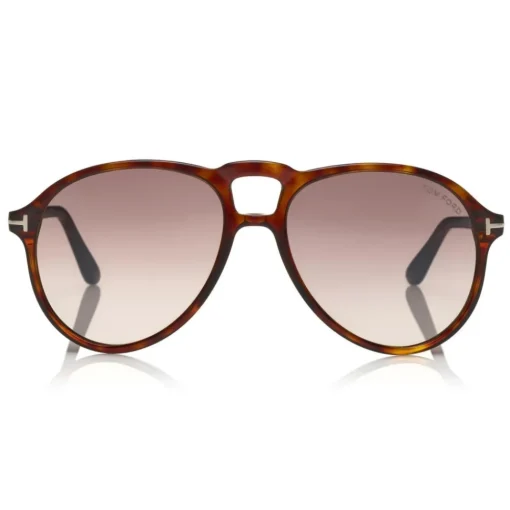 Tom Ford Eyewear Sunglasses & Eyewear-Tom Ford - Lennon Sunglasses - Pilot Acetate Sunglasses - FT0645 - Havana - - Avvenice
