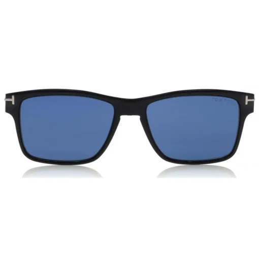 Tom Ford Eyewear Sunglasses & Eyewear-Tom Ford - Magnetic Clip Sunglasses - Square Metal Sunglasses - Ruthenium Black - FT5475 - Sunglasses - - Avvenice