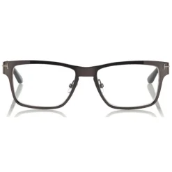 Tom Ford Eyewear Sunglasses & Eyewear-Tom Ford - Magnetic Clip Sunglasses - Square Metal Sunglasses - Ruthenium Black - FT5475 - Sunglasses - - Avvenice