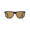 Tom Ford Eyewear Sunglasses & Eyewear-Tom Ford - Max Sunglasses - Square Acetate Sunglasses - Shiny Black Brown - FT0588 - Sunglasses - - Avvenice