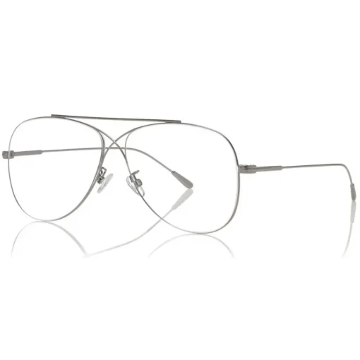 Tom Ford Eyewear Sunglasses & Eyewear-Tom Ford - Metal Criss Cross Aviators Optical Glasses - Pilot Shape - Silver - FT5531 - Optical Glasses - - Avvenice