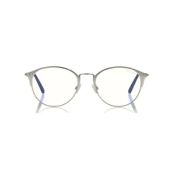 Tom Ford Eyewear Sunglasses & Eyewear-Tom Ford - Metal Optical Sunglasses - Round Optical Glasses - Palladium - FT5541-B - Optical Sunglasses - - Avvenice
