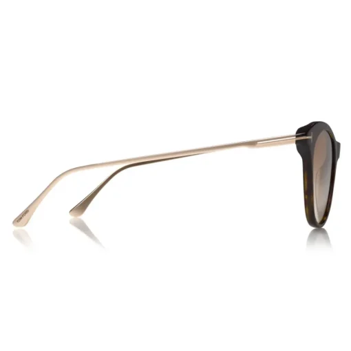 Tom Ford Eyewear Sunglasses & Eyewear-Tom Ford - Micaela Sunglasses - Cat Eye Acetate Sunglasses - FT0662 - Havana - - Avvenice