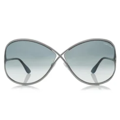 Tom Ford Eyewear Sunglasses & Eyewear-Tom Ford - Miranda Sunglasses - Oversized Square Acetate Sunglasses - FT0130 - Silver - - Avvenice