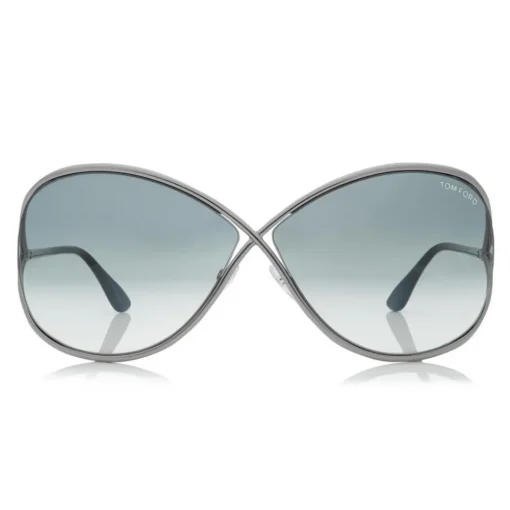 Tom Ford Eyewear Sunglasses & Eyewear-Tom Ford - Miranda Sunglasses - Oversized Square Acetate Sunglasses - FT0130 - Silver - - Avvenice