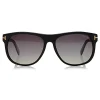 Tom Ford Eyewear Sunglasses & Eyewear-Tom Ford - Olivier Soft Square Polarized Sunglasses - Square Sunglasses - Black - FT0236P - Sunglasses - - Avvenice