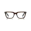 Tom Ford Eyewear Sunglasses & Eyewear-Tom Ford - Optical Glasses - Square Acetate Glasses - Dark Havana - FT5304 - Optical Glasses - - Avvenice