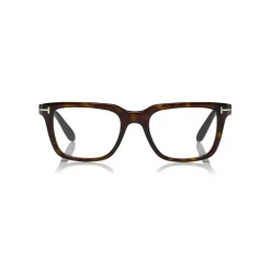 Tom Ford Eyewear Sunglasses & Eyewear-Tom Ford - Optical Glasses - Square Acetate Glasses - Dark Havana - FT5304 - Optical Glasses - - Avvenice