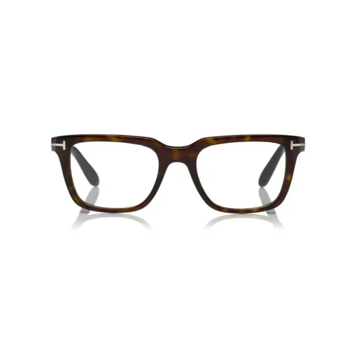 Tom Ford Eyewear Sunglasses & Eyewear-Tom Ford - Optical Glasses - Square Acetate Glasses - Dark Havana - FT5304 - Optical Glasses - - Avvenice
