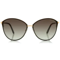 Tom Ford Eyewear Sunglasses & Eyewear-Tom Ford - Penelope Sunglasses - Aviator Sunglasses - Rose Gold - FT0320 - Sunglasses - - Avvenice