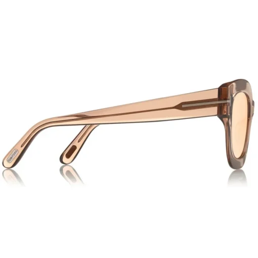 Tom Ford Eyewear Sunglasses & Eyewear-Tom Ford - Pia Sunglasses - Square Acetate Sunglasses - Champagne - FT0659 - Sunglasses - - Avvenice