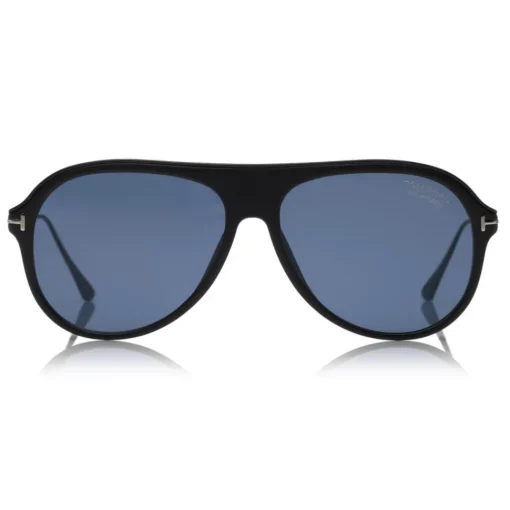 Tom Ford Eyewear Sunglasses & Eyewear-Tom Ford - Polarized Nicholai Sunglasses - Pilot Style Sunglasses - Black - FT0624-P - Sunglasses - - Avvenice