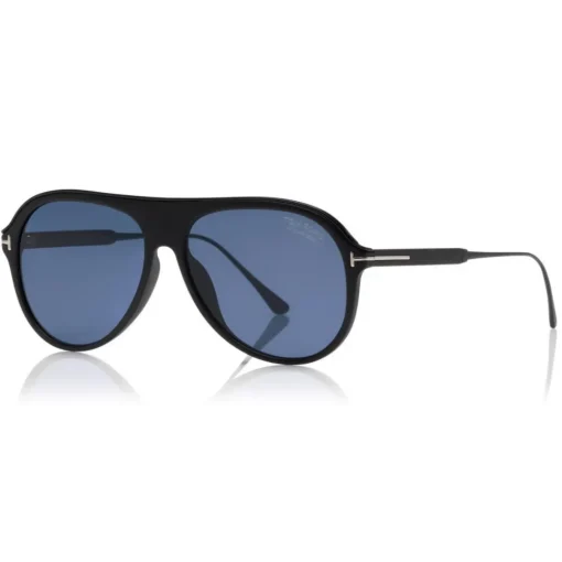 Tom Ford Eyewear Sunglasses & Eyewear-Tom Ford - Polarized Nicholai Sunglasses - Pilot Style Sunglasses - Black - FT0624-P - Sunglasses - - Avvenice