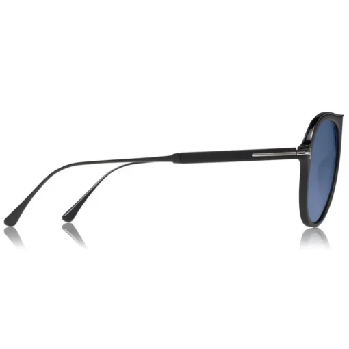 Tom Ford Eyewear Sunglasses & Eyewear-Tom Ford - Polarized Nicholai Sunglasses - Pilot Style Sunglasses - Black - FT0624-P - Sunglasses - - Avvenice