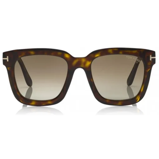 Tom Ford Eyewear Sunglasses & Eyewear-Tom Ford - Polarized Sari Sunglasses - Squared Acetate Sunglasses - Havana - FT0690-P - Sunglasses - - Avvenice